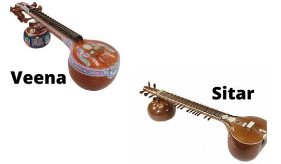 Sitar And Veena