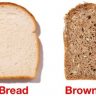 White bread Vs. Brown Bread