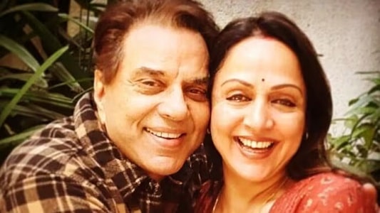 Dharmendra and Hema Malini