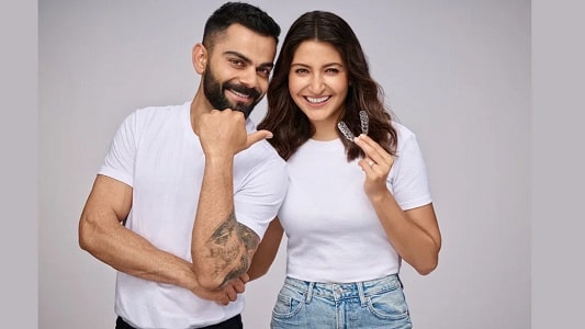 Virat Kohli and Anushka Sharma