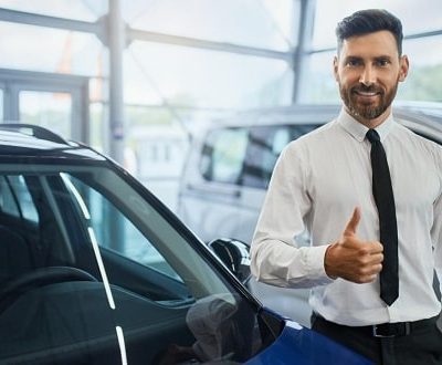 Happy man buying Car Detailing Franchise