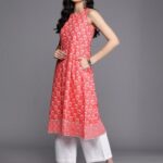 coral-printed-cotton-a-line-kurta