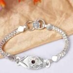 silver rakhi