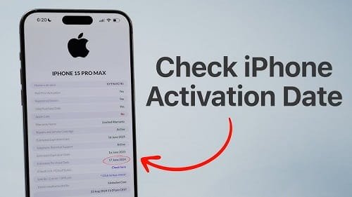 Check Activation Date of iPhone